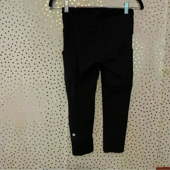 Lululemon Fast & Free Crop Black - Picture 9 of 11